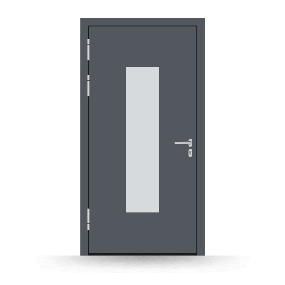 Alu-Haustür Bochum innen