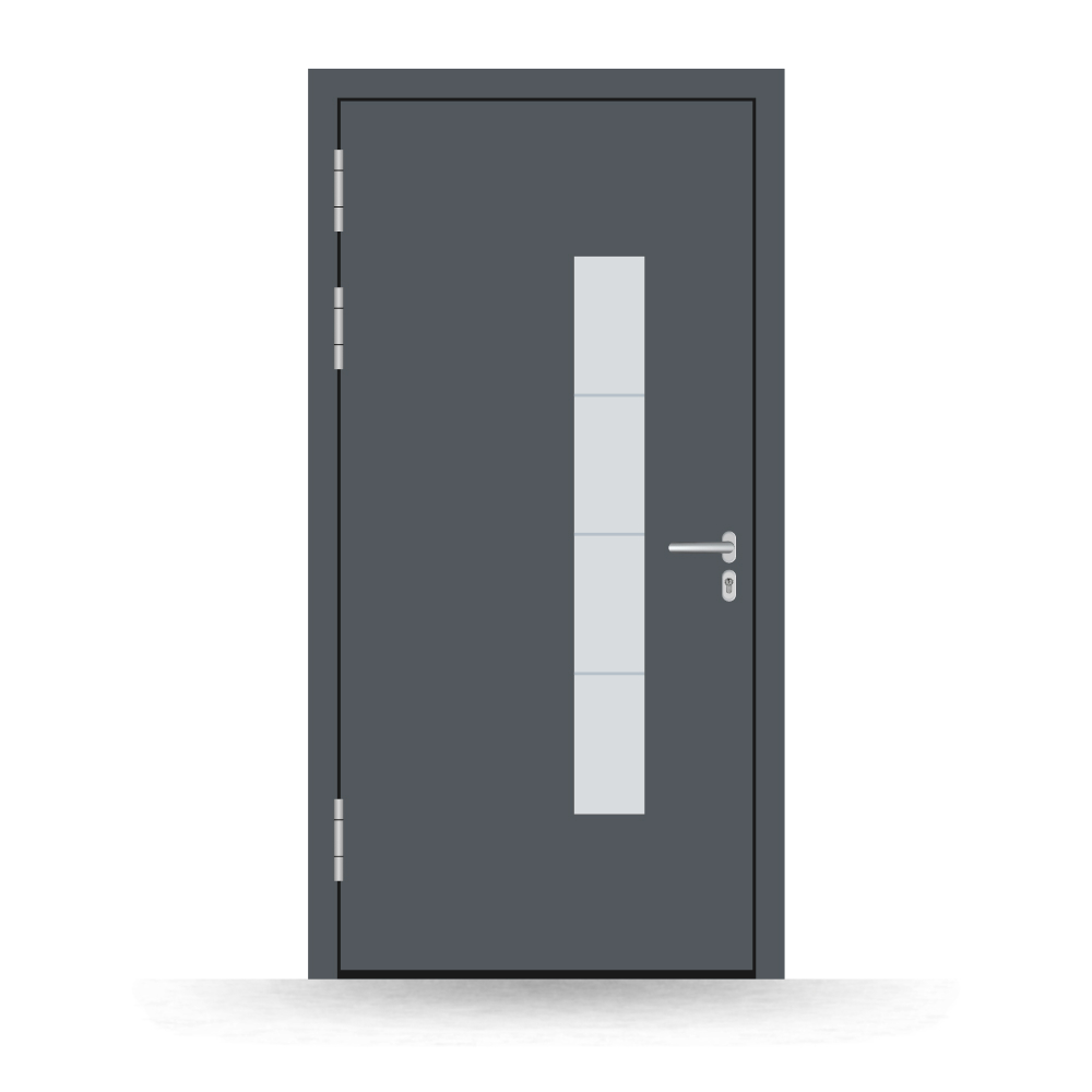 Alu-Haustür Görlitz innen