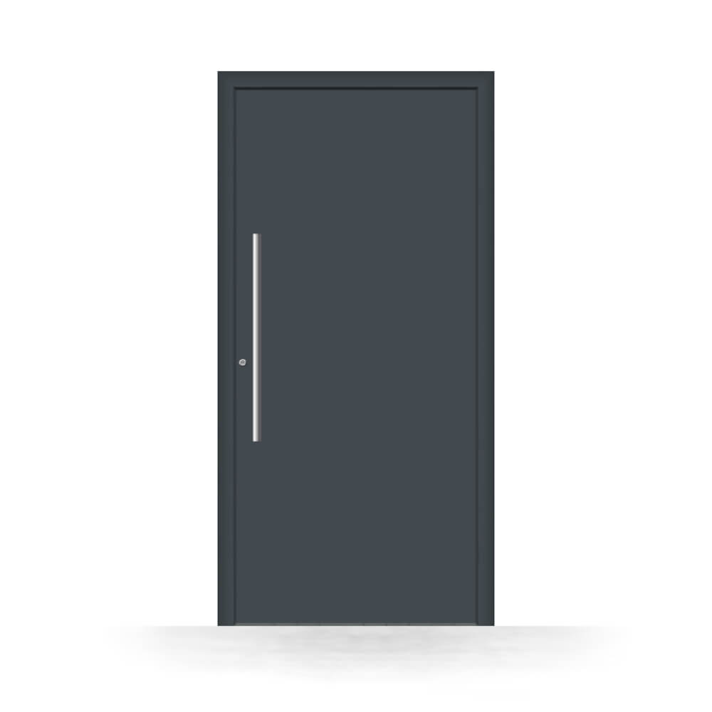 Haustür 100x210 cm Anthrazit