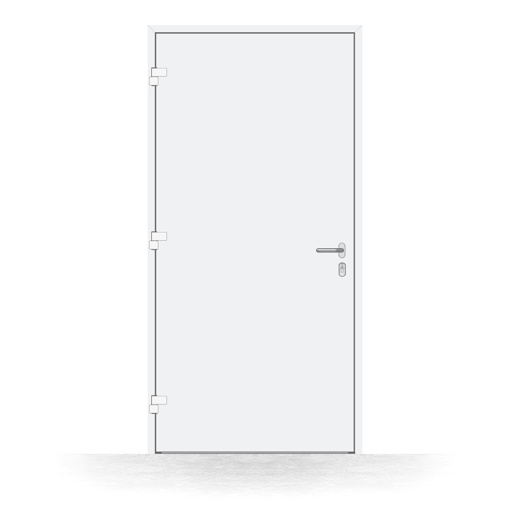 Alu-Haustür Dormagen innen