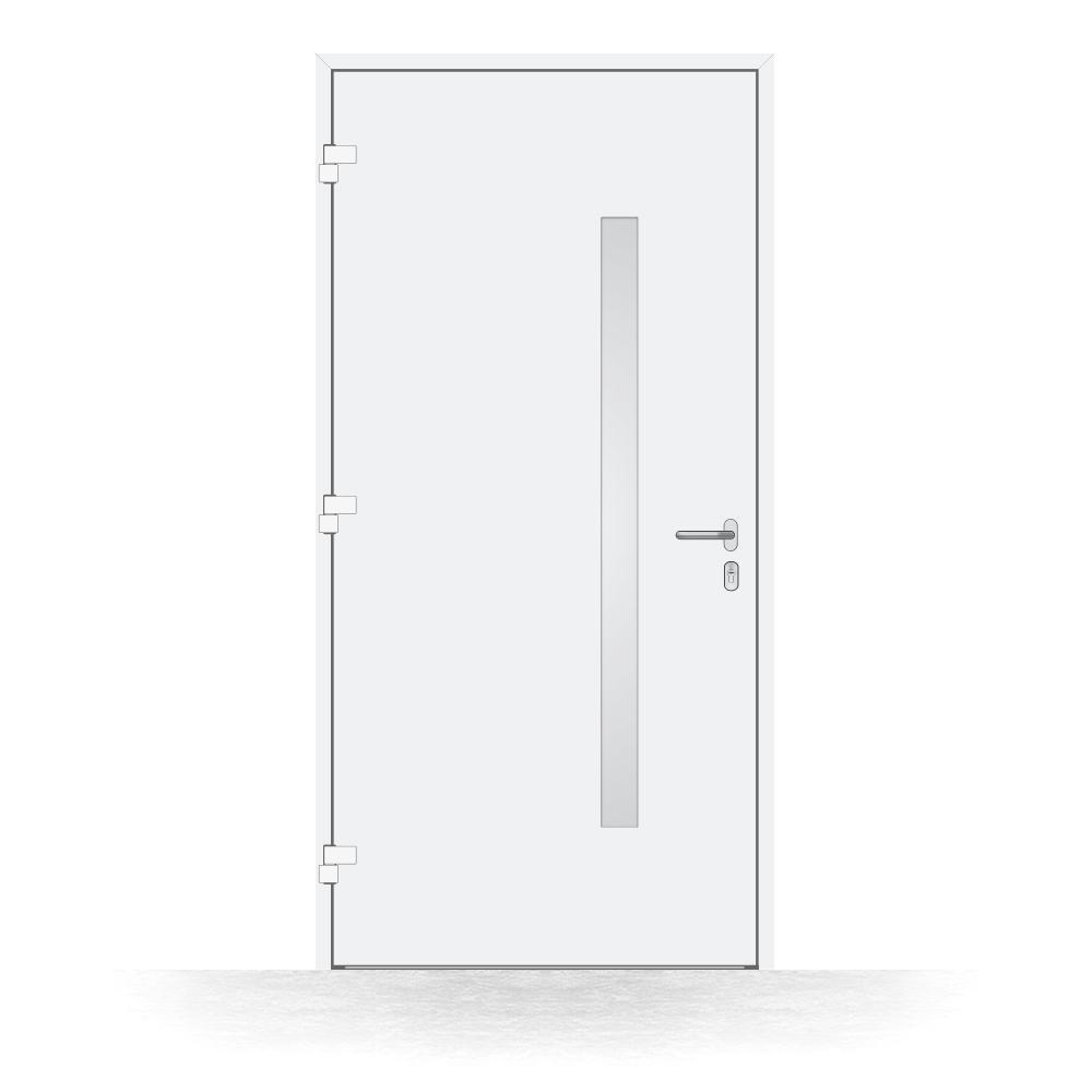 Alu-Haustür Neu-Ulm innen