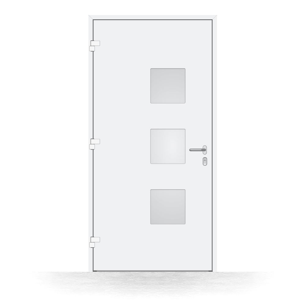 Alu-Haustür Herten innen