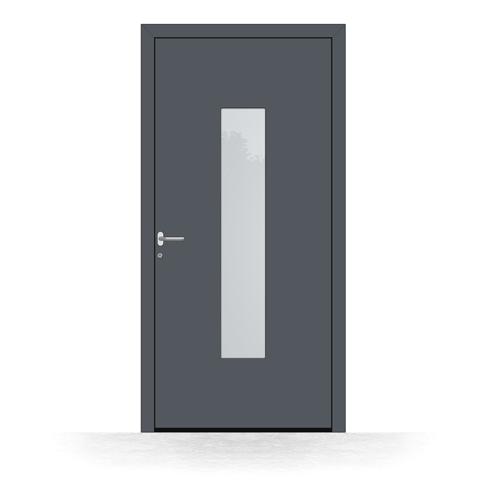 Alu-Haustür Wesel außen