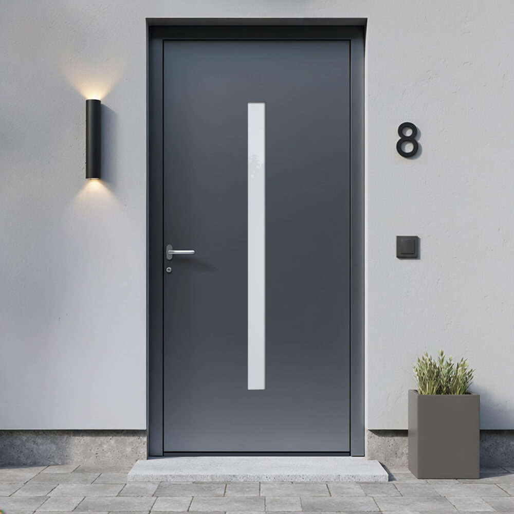 Alu-Haustür Göppingen Einbausituation