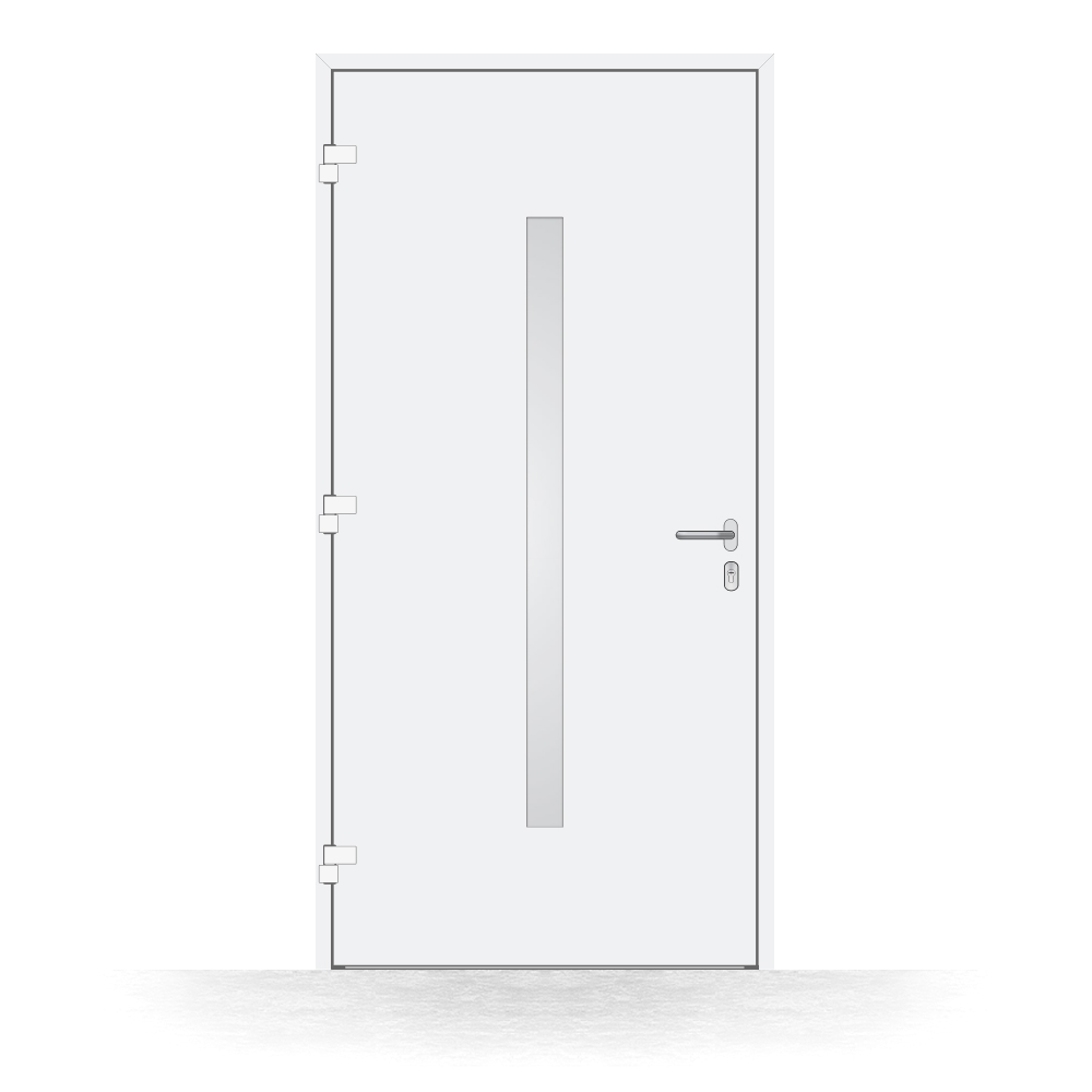 Alu-Haustür Göppingen innen