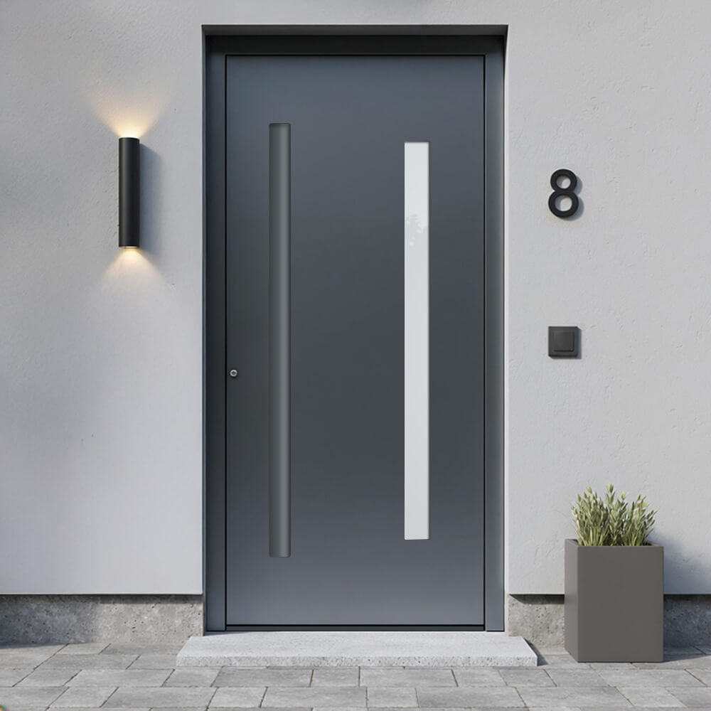 Alu-Haustür Meerbusch Einbausituation