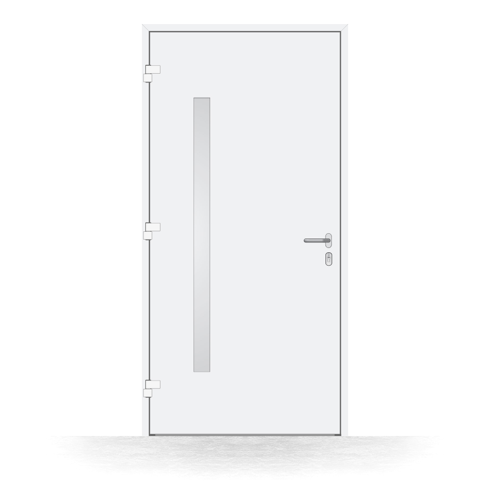 Alu-Haustür Meerbusch innen