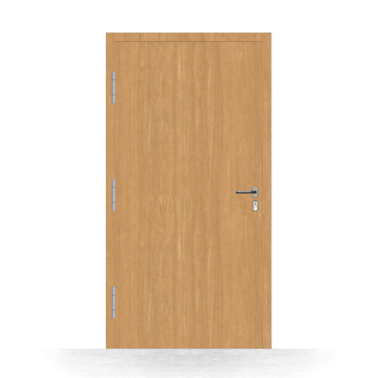 Holz-Haustür in Lärche Innenansicht