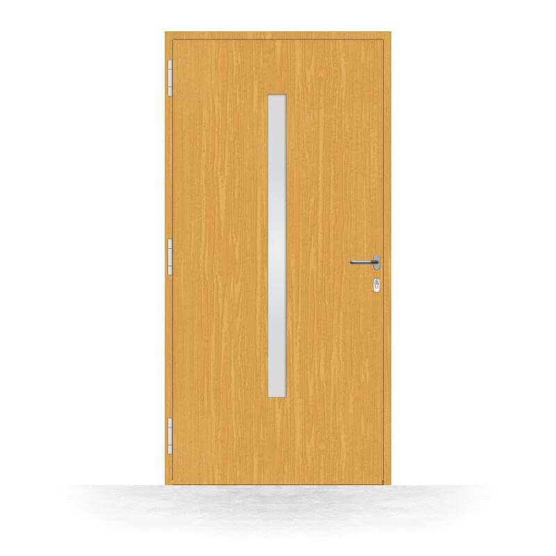Holzhaustür Modell Düren Innenansicht