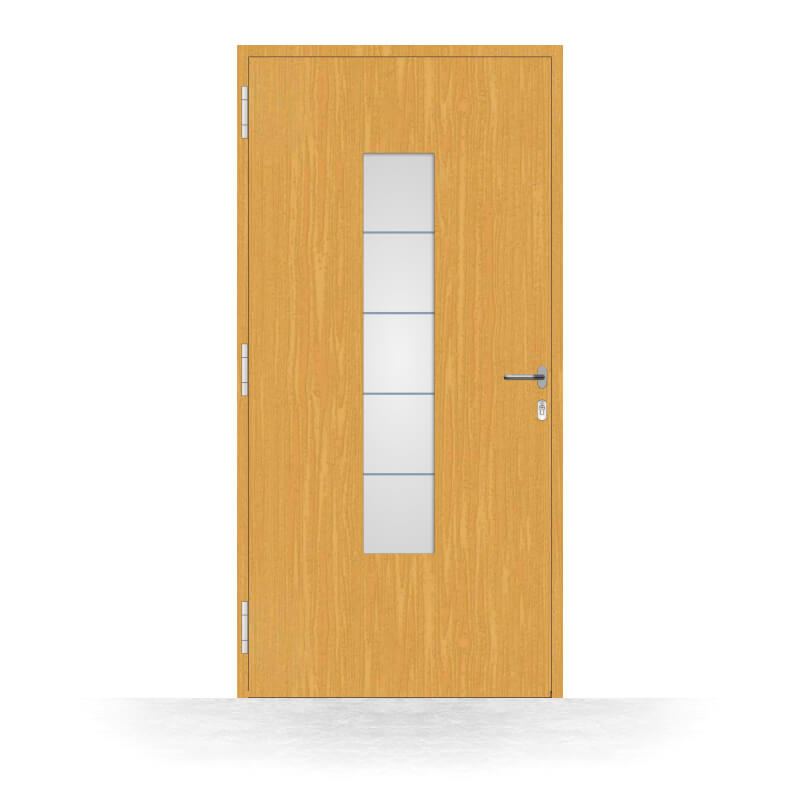 Holzhaustür Heidelberg Innenansicht
