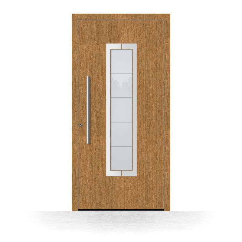 Holzhaustür Herne in Eichenholz