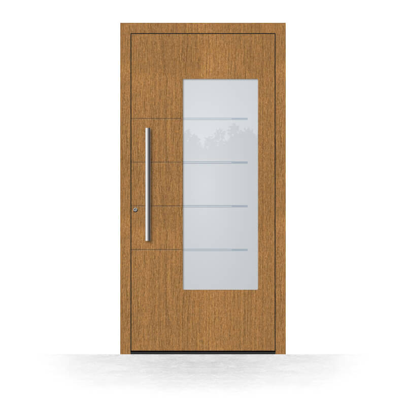 Holzhaustür Ludwigshafen aus Eichenholz