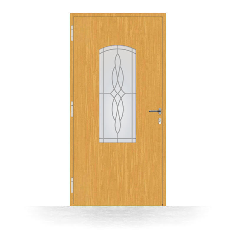 Holzhaustür Modell Lünen Innenansicht