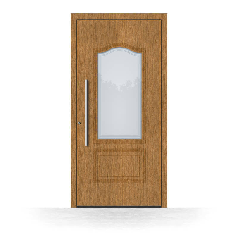 Holzhaustür Marl aus Eichenholz
