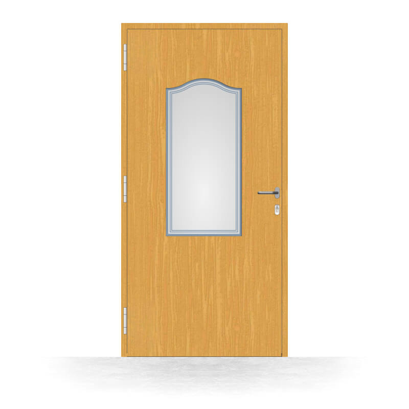 Holzhaustür Marl Innenansicht