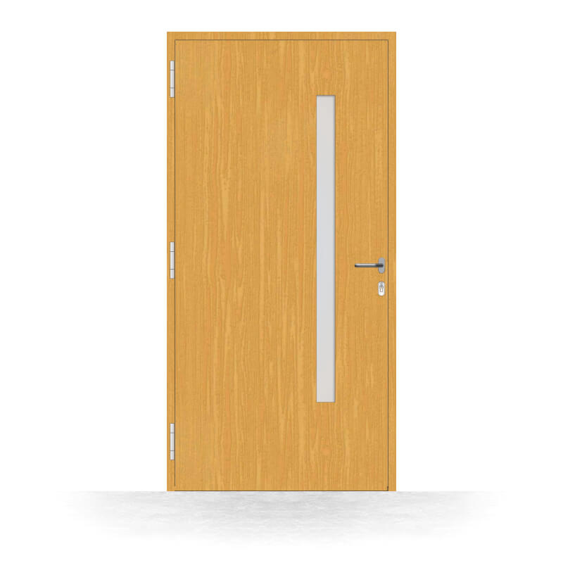 Holzhaustür Modell Zwickau Innenansicht