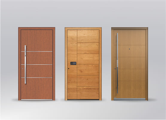 Holzhaustüren Farben