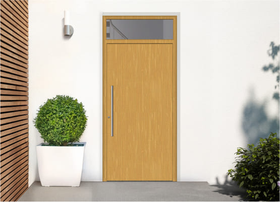 Haustür mit Oberlicht