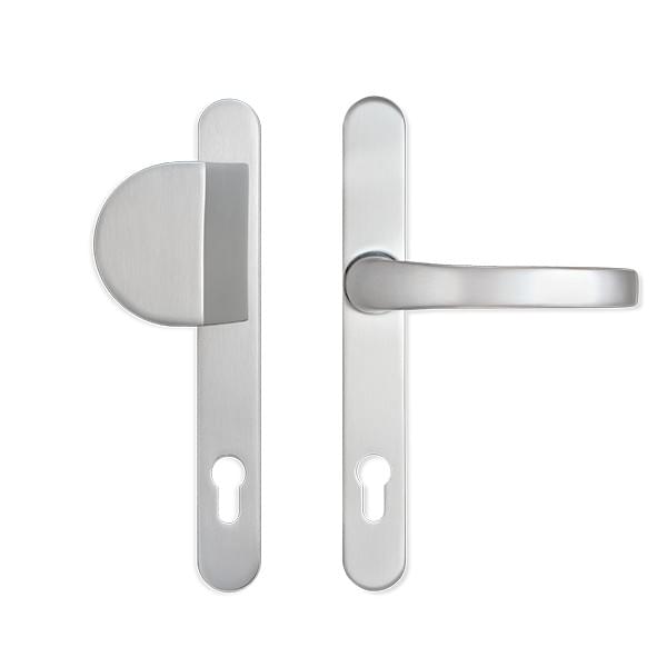Griff Classic - Aluminium Silber (eloxiert) Haustürdrücker