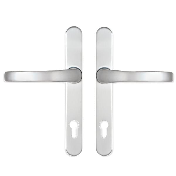 Griff Modern - Aluminium Silber (eloxiert) Türdrücker silber