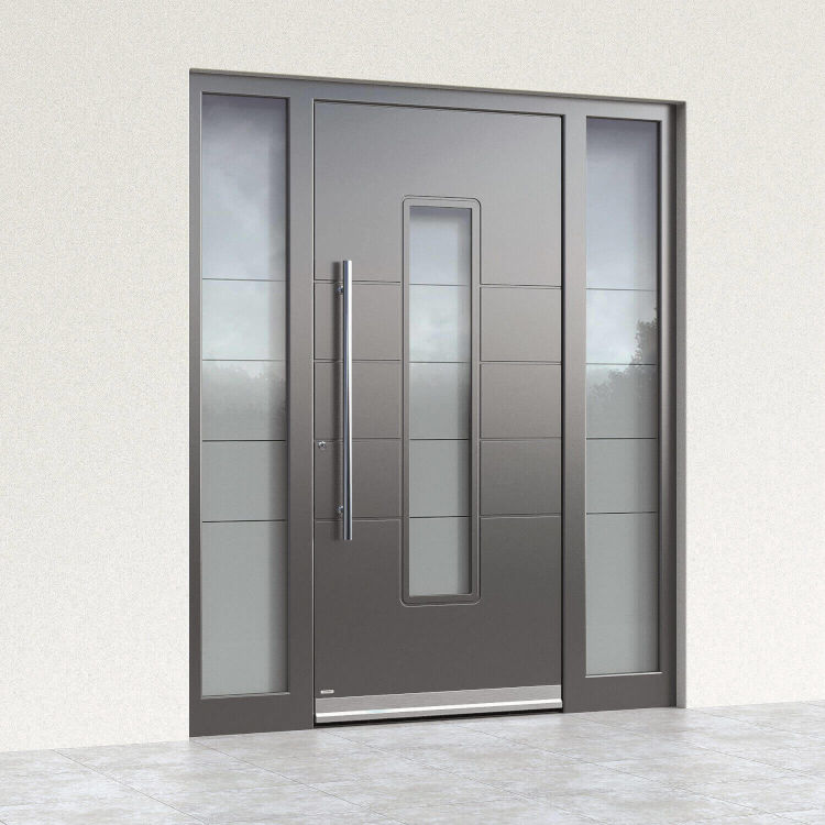 Aluminium Haustür Münster Einbausituation
