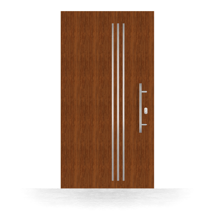 Haustür Modell Freiburg in Golden Oak