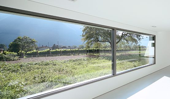 Fensterfront mit Panoramafenster