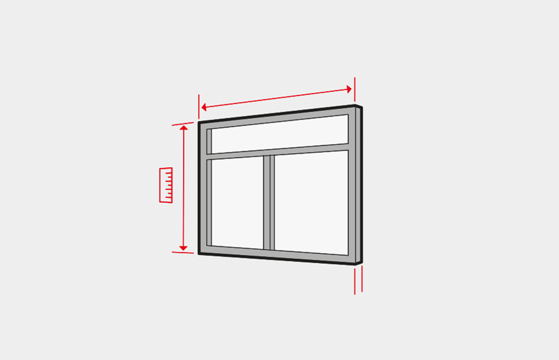 Fenster ausmessen