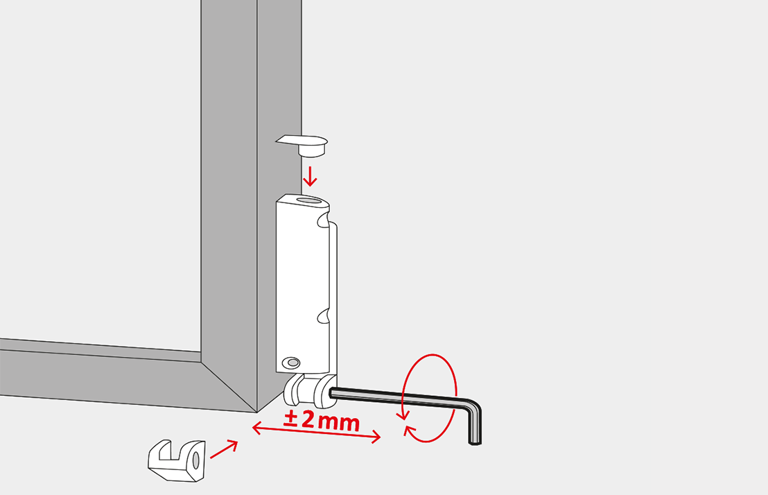 Fenster Einstellschlüssel