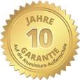 10 Jahre Garantie
