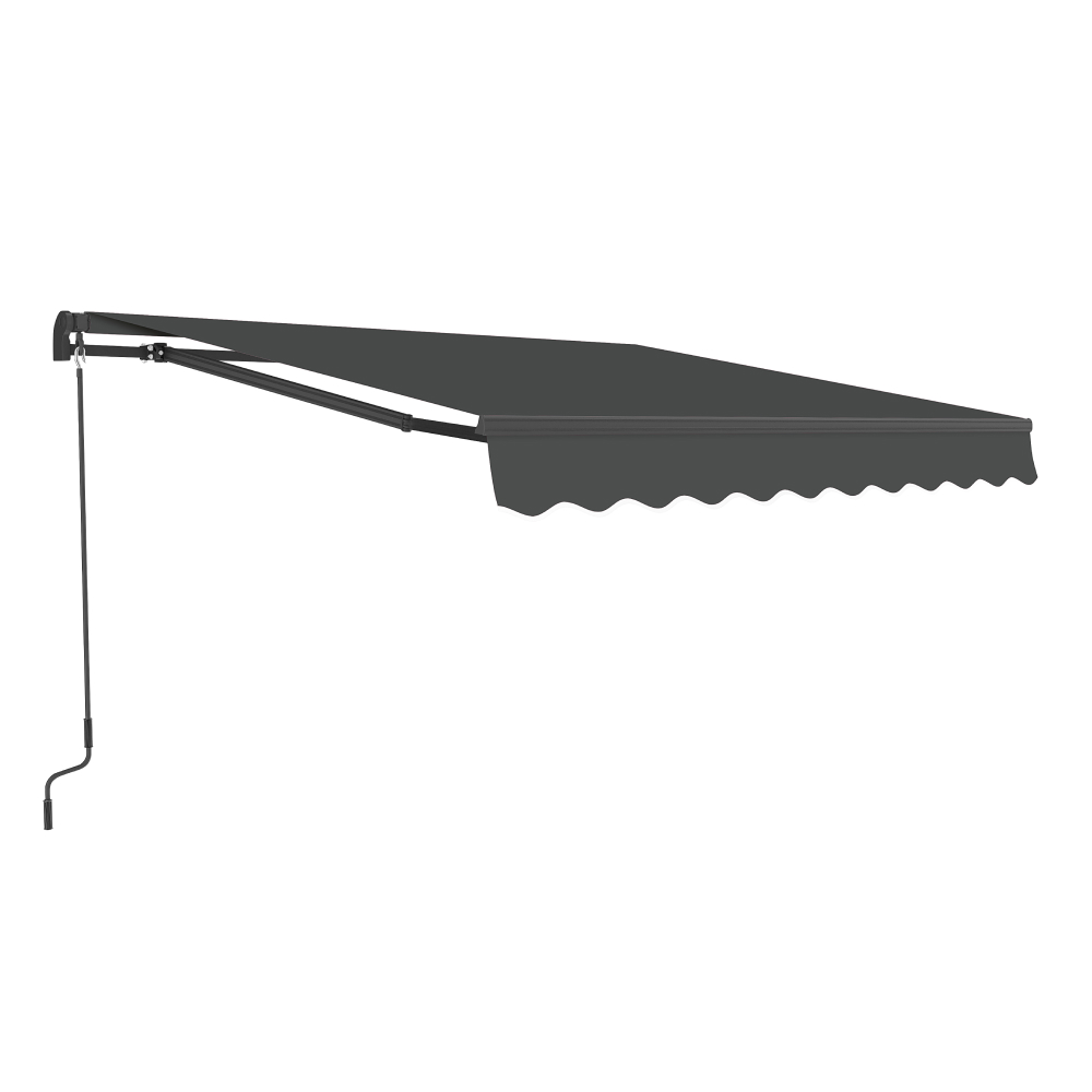Markise 295 × 250 cm anthrazitgrau
