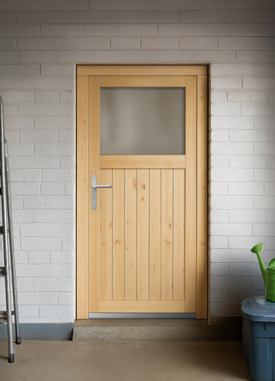 Holztür Garageneingang