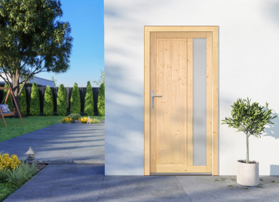 Holz-Nebeneingangstür Solingen