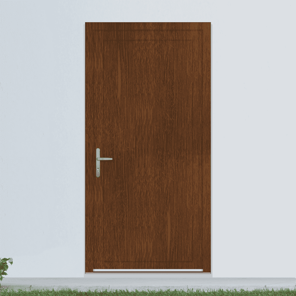 Nebeneingangstür Offenburg Dekor Nuss