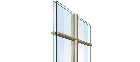 Wiener Sprosse - Holz Fenster