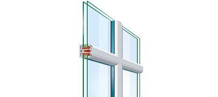 Glasteilende Sprosse Kunststoff