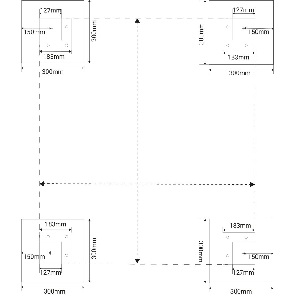 Ausführung der Betonfundamente