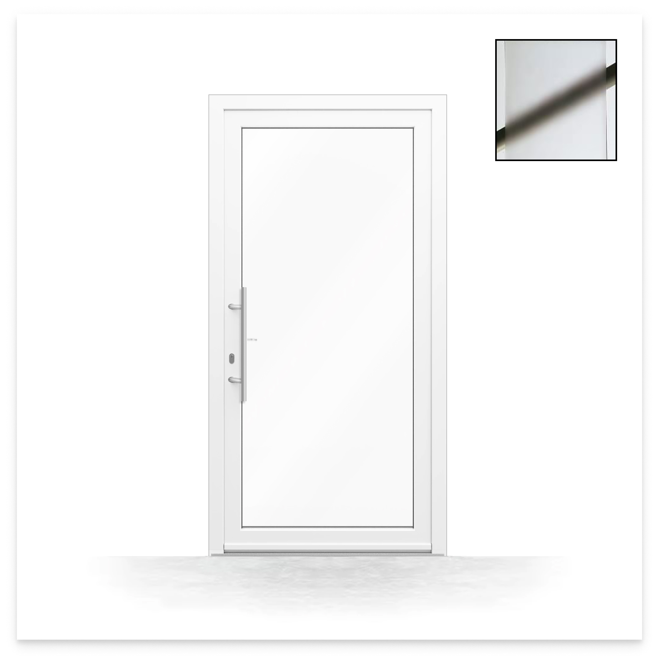 Haustür Arnsberg mit satiniertem Glas
