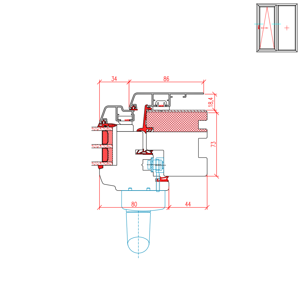 ECO Idealu Trendline Detailzeichnungen