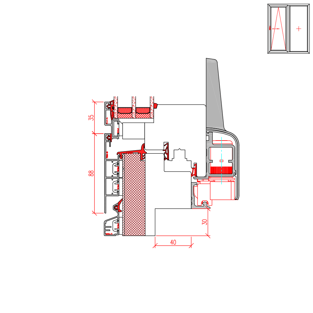 ECO Plano PSK - Fräsung für Altbau 30 mm
