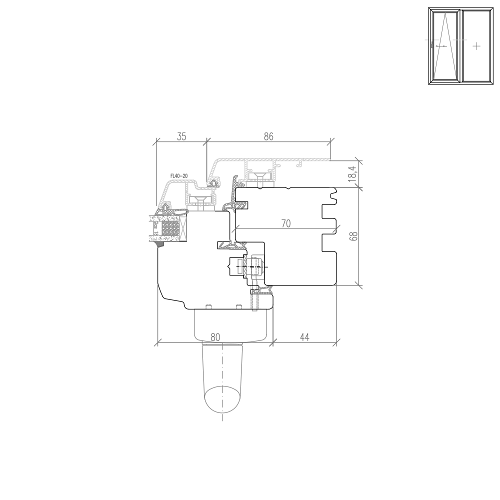 Idealu Trendline Detailzeichnungen