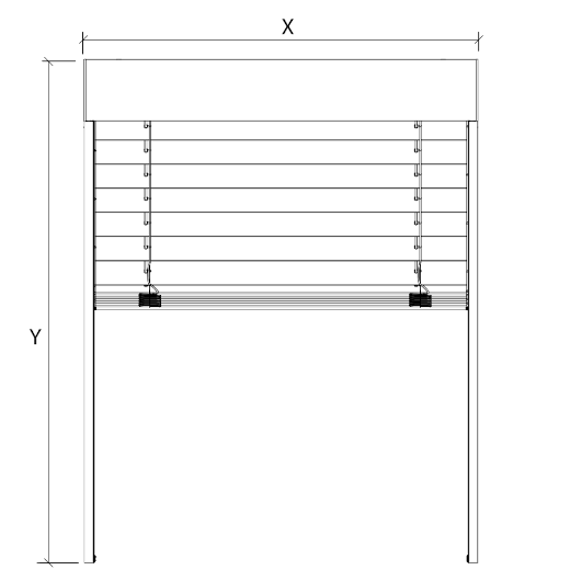 Raffstore ausmessen