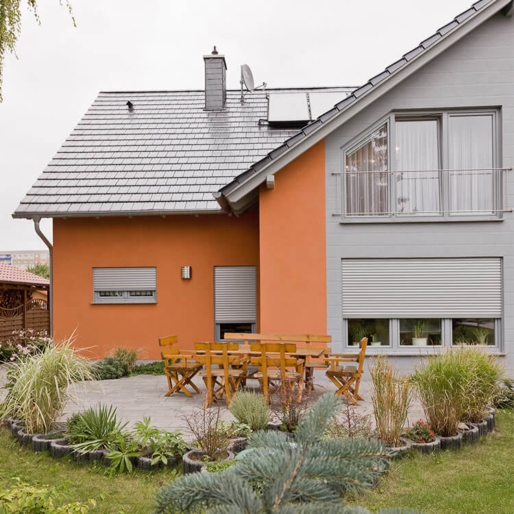 Aufbaurollladen Einbausituation