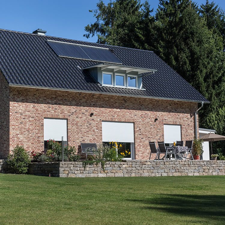 Aufsatzrollladen eingebaut