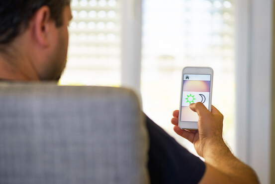 Steuerung Aufputz Rolladen per App