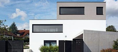 Schüco Aluminium Fenster mit Außenraffstore