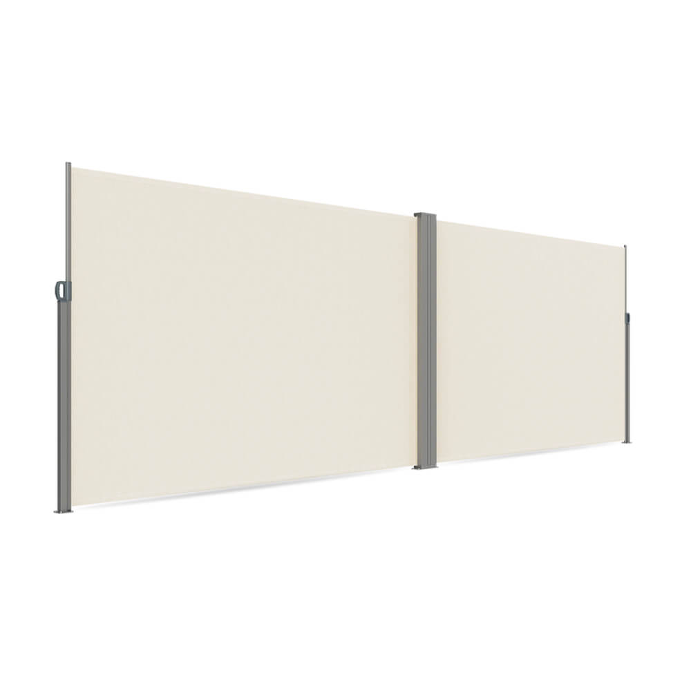 Eck-Seitenmarkise in Beige