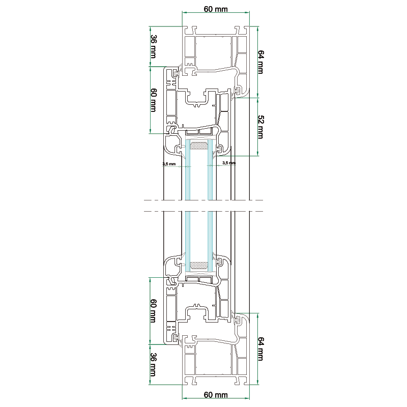 Kellerfenster 60x40 cm » Kunststoff » günstig kaufen