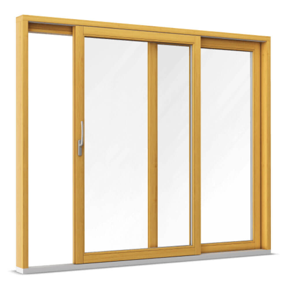 Hebeschiebetür aus Holz