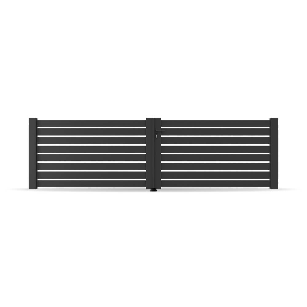 Gartentor 350 cm breit